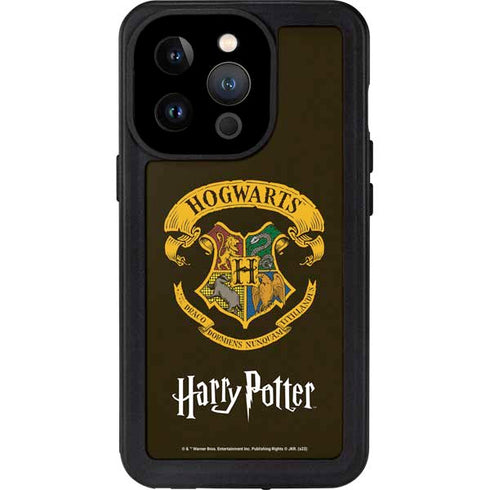 Wizarding World Harry Potter Hogwarts Houses Crest iPhone 15 Pro Waterproof Case